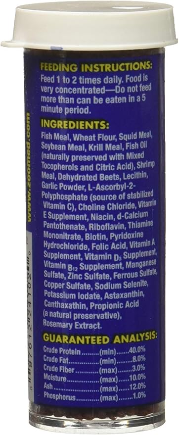 (2 Pack) Betta Micro Floating Betta Pellet Food