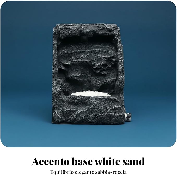 predolo Aquariums Cascading Sand Landscape Realistic Rock Formation Fishes Tanks Rockery Waterfall Stable Flat Bottom Cascading Sand Rockery