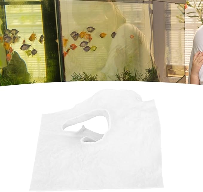 MAVIS LAVEN Aquarium Decorations Cave, 3D Printed Fishtank Hideaway Ornament with Intricate Details for Home, Safe PETG Material 6.89 x 5.51in (White)