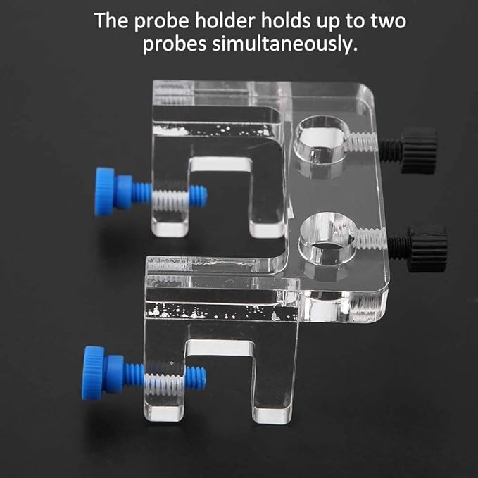 Cyrank Aquarium Water Pipe Holder, Acrylic Fish Jar Aquarium Probe Hose Holder Water Tube Clamp Fixed Clip Outflow Inflow Pipe