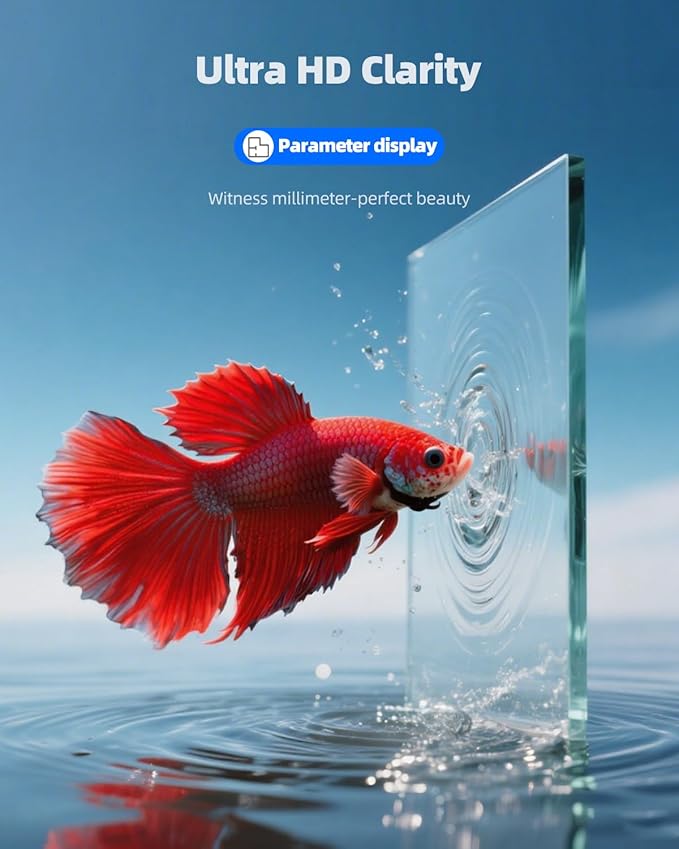 2.5 Gallon Clear Glass Fish Tank, Small Fish Tank Aquarium for Betta, Goldfish, Snail,Shrimp and Aquatic Planting