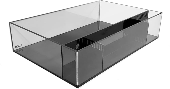Luna Reef FRAG 36 AIO Rimless All in One Frag Tank Aquarium for Saltwater Marine Coral (Tank with Pump KIT)