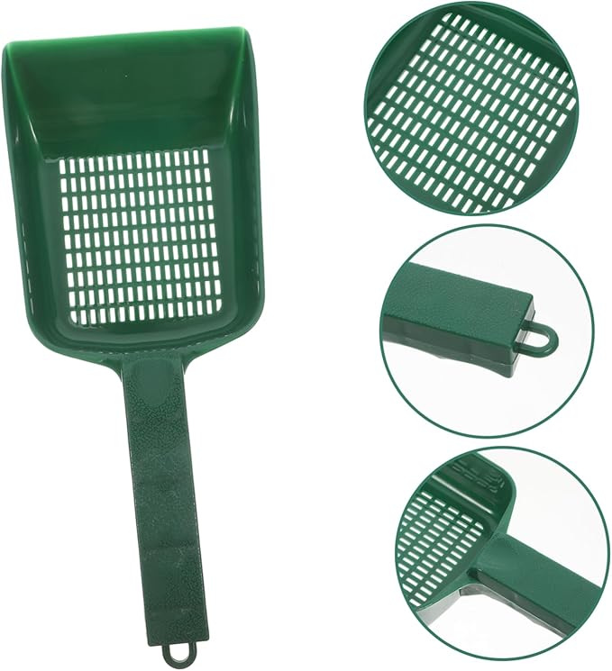 BESPORTBLE Convenient Multi-use Sand Shovel for Fish Tank Cleaning Reusable Plastic Tool for Efficient Gravel and Debris Removal Elegant Design for Aquatic Environments