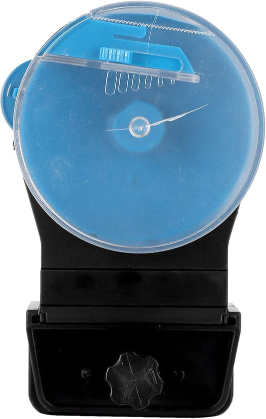 Vacation Fish Feeder Automatic Fish Feed Automatic Feeder Food Dispenser Timed Auto for Food Types Flexible Easy Installation (Blue)