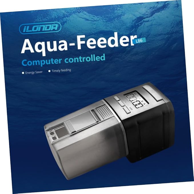 ORFOFE Automatic Fish Feeder Smart Timing Feeder for Aquariums 1-4 Times Daily Fish Tank Accessories 10l Capacity