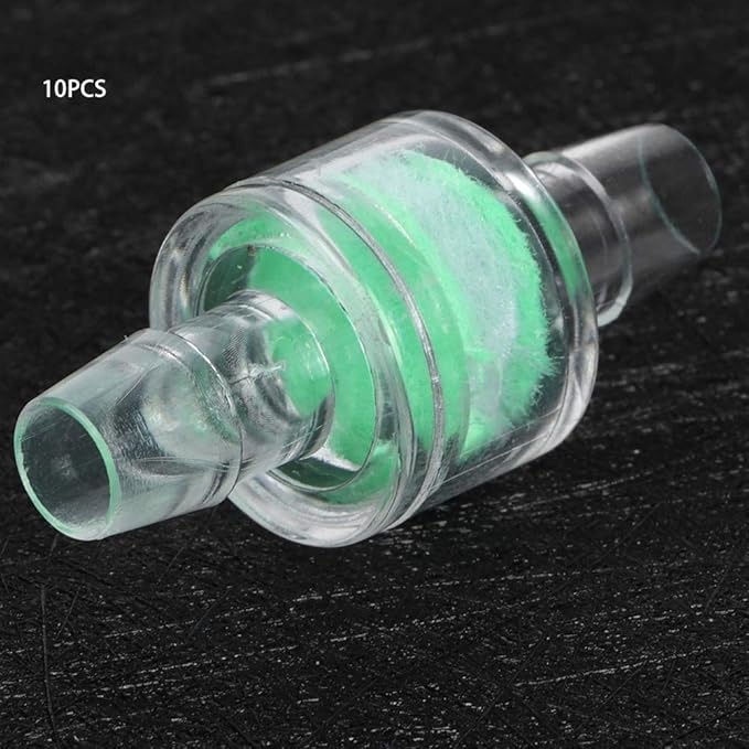 10PCS Aquarium Filter Tube, ABS Silicone Tube Filter, Plastic Fish Tank Check Valve for Fish Tanks and Aquarium(8MM)