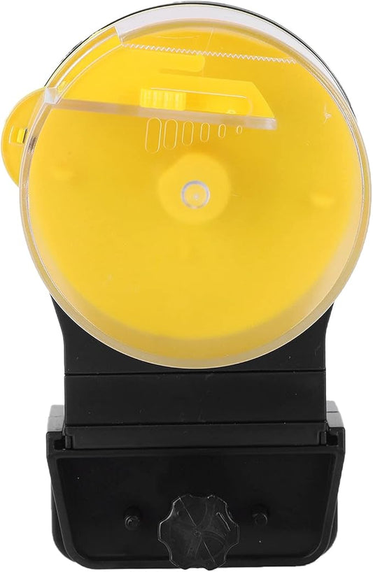 Yosoo Automatic Fish Feeder, Dry Granular Flake Food for Fish (Yellow)