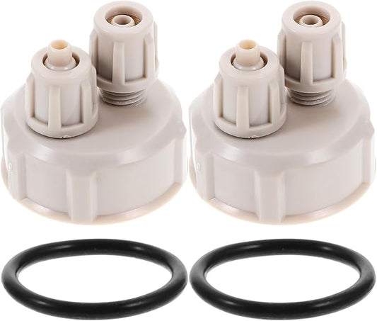 BESPORTBLE 2Pcs DIY Reactor Air Fittings Multitools Aquarium Accessories Fish Tank Aquarium DIY Quick Bottle Cap Air Diffuser Generator Part Quick Bottle Cap Air Diffuser Generator Parts