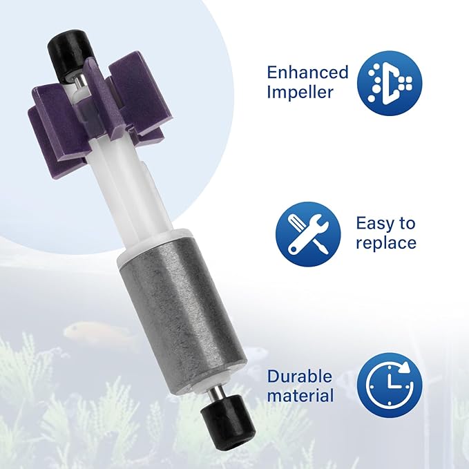 PRIM350B 350b Impeller Assembly for Marine-Land Penguin Filter 350B - 350 Aquarium Impeller Part Used for Fish Tank Filter Pumps