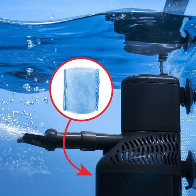 Marineland Magnum 200 Polishing Internal Filter Floss Sleve, Traps Small Dirt Particles, 1 Ct. (Pack of 4)