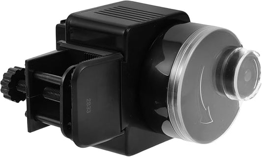 Artibetter Automatic Fish Feeder for Aquarium and Pond, Timed Fish Feeding Tool with LCD Timer, Battery-Free Design, Suitable for Goldfish and Turtle Tanks, Aquarium Supplies