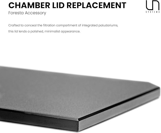 Ultum Nature Systems Chamber Lid Replacement – Compatible with Dual AIO Rimless Aquarium, Foresta 35E and 60E Paludarium - Durable Acrylic Filter Cover and Aquascaping Tools – Foresta 35E