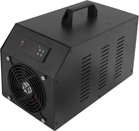 Yoidesu Aquarium Chiller, 200W 60L Silent 1-3 Litter/Minute Water Cooler Fish Chiller Aquarium Fish Hydroponics System (US Plug 100‑240V)