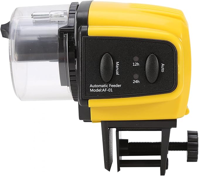 1Pc Digital Automatic Electrical Plastic Fish Feeder Timer Home Aquarium Tank Food Feeding Hot