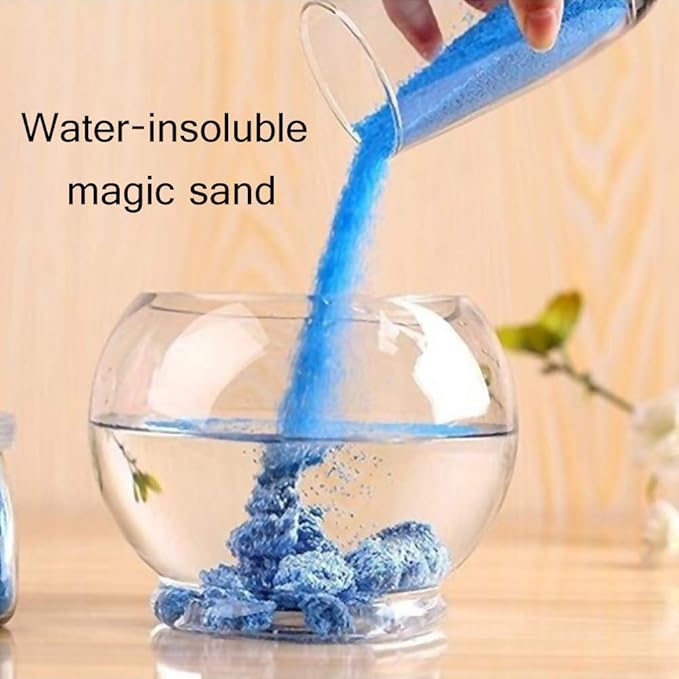 JULAN 6 Pack Magic Sand - Space & Colored Sand Toys for Kids & Adults - 6 Colors