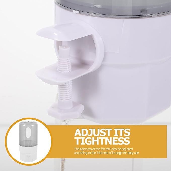 VANZACK Automatic Fish Feeder for Aquarium Large-Capacity Fish Tank Feeder with Adjustable Timer 3-Mode Feeding for Goldfish Tortoise Betta and Vacation Use