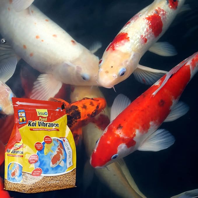 TetraPond Koi Vibrance, Soft Sticks, Easy to Digest Floating Pond Food, 5.18 lbs