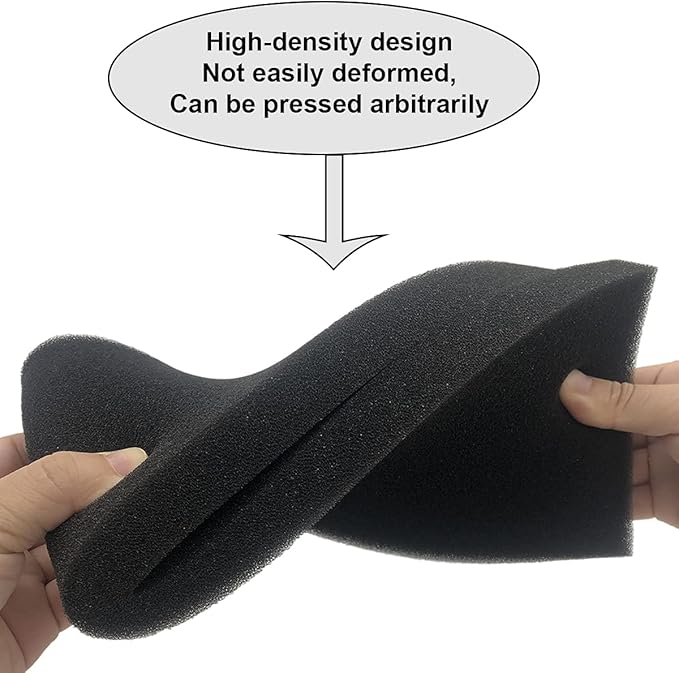 Aquarium Filter Sponge Foam Cut to Fit Biochemical Filter Bio Sponge Pad for Aquarium Filter Fish Tank, Reticulated Small Pore 19.7"x 4.72" x 0.8"