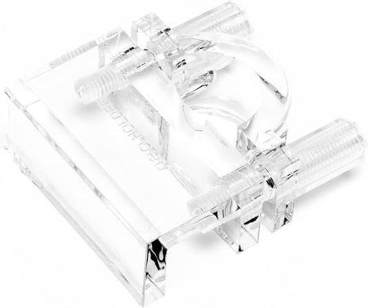 Aquario Neo Holder - Secure Mounting Accessory for Neo Flow Lily Pipes, Rimless Tank Clip, Durable PETG Material - Fits up to ~18mm (Slightly Less Than 3/4") OD Pipes, up to 12mm Glass Thickness