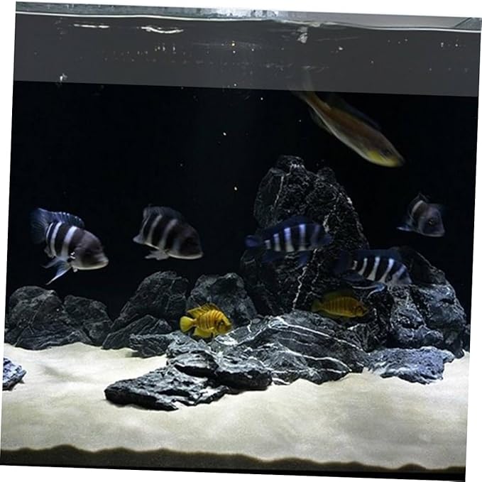 LIOOBO 500g Pure White Sand Natural Quartz Aquarium Bottom for Fish Tank Decor