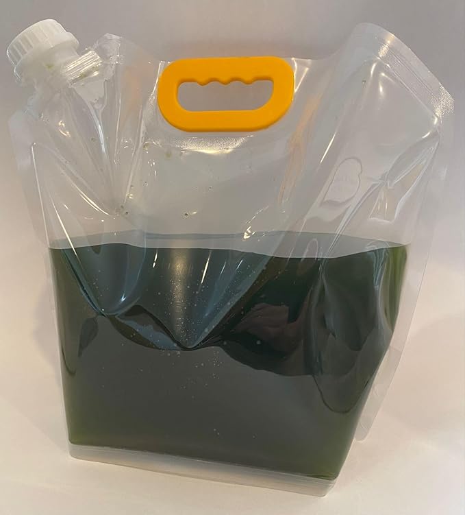 One Gallon (128oz, 4 quarts) Live Marine L-Type Rotifers Brachionus plicatilis for Saltwater/Reef Aquariums - Excellent Live Food for Corals, Fish, and Filter Feeders in Saltwater Reef Systems