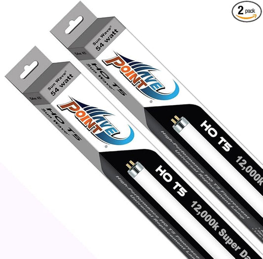 Wave Point 2-Pack Sun Wave HO T-5 54-Watt Universal Aquarium Lamp
