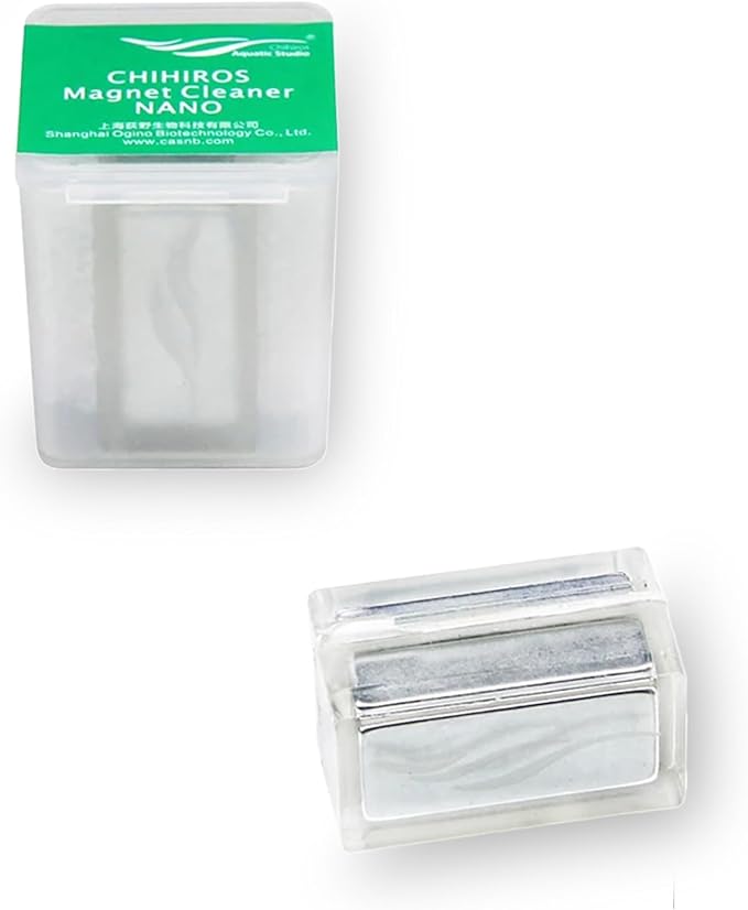 Chihiros Magnetic Aquarium Cleaner for 8-10m Tank - Non-Slip & Scratch-Free Aquarium Magnetic Glass Cleaner - Floating Magnetic Fish Tank Cleaner - Aquarium Cleaning Tools - Nano