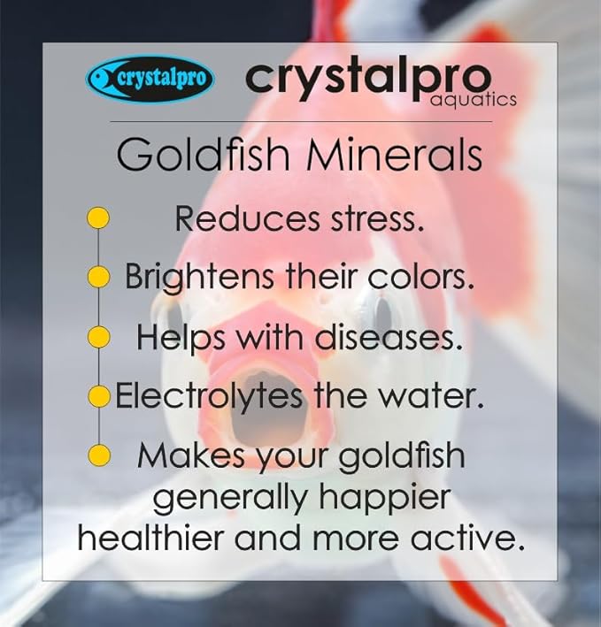 Goldfish Aquarium Complete Care Bundle - Goldfish Minerals - Conditioner - Clarifier