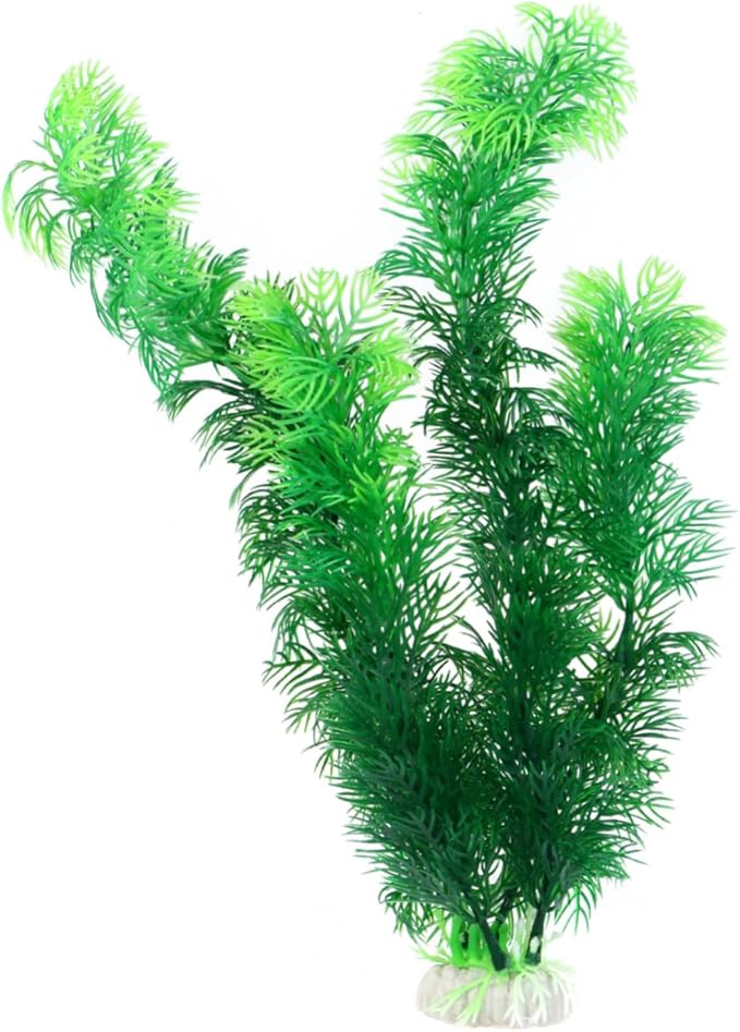 balacoo Plants for Fish Tank Green Decor Greenery Fish Tank Decoration Ornament Plastic Artificial Fish Tank Plants Plastic Plants for Aquariums Artificial Plants for Fish Tank Decorate