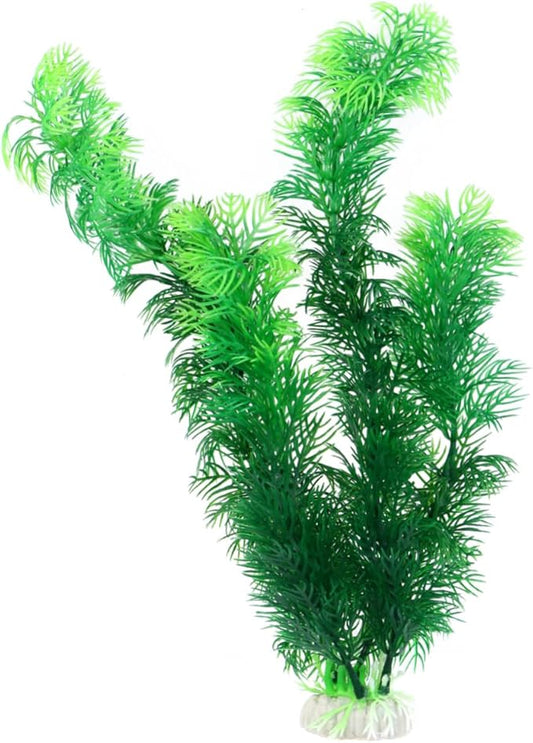 balacoo Plants for Fish Tank Green Decor Greenery Fish Tank Decoration Ornament Plastic Artificial Fish Tank Plants Plastic Plants for Aquariums Artificial Plants for Fish Tank Decorate