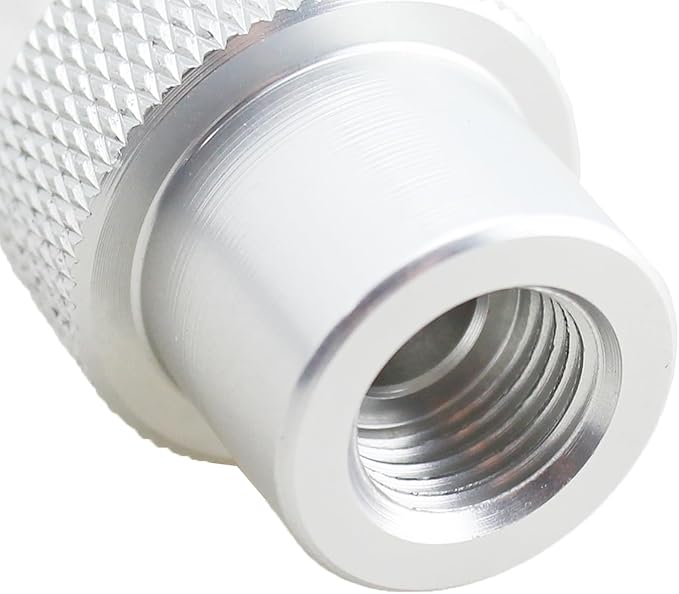 TAODAN Silver Aquarium Carbon Dioxide Single Head Bubble Counter with Built in Check Valve for Generator Regulators