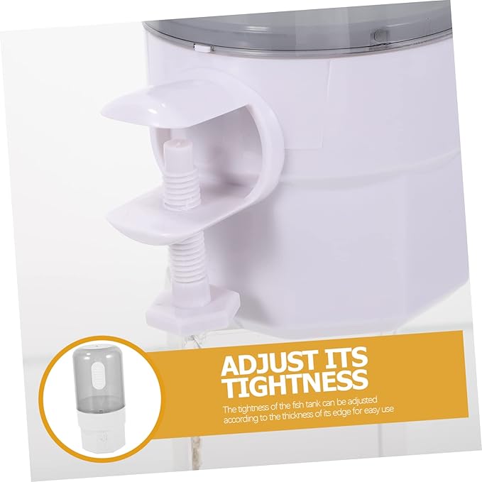 TOYANDONA Automatic Fish Feeder for Aquarium Timing Dispenser for Goldfish Betta Tortoise Capacity Easy Installation Smart Feeding for Healthy Fish Growth