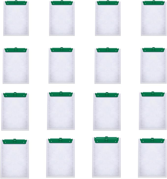 16 Pack Medium Aquarium Filter Cartridge for Tetra Whisper Bio-Bag Power Filters, Medium Replacement Filter Cartridges for Tetra ReptoFilter Cartridges Aquariums