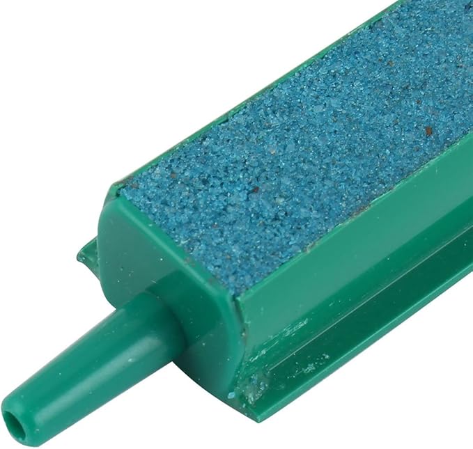 Jardin Fish Tank Air Bubble 2-Piece Air Stone Bars, 8-Inch, Green/Blue