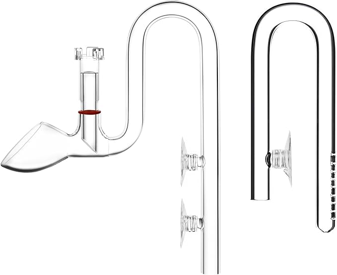 Mini Skimmer Lily Pipe Outflow and Inflow Kit for Nano Planted Tanks (13mm for 1/2'' i.d. (12/16mm) tubing)
