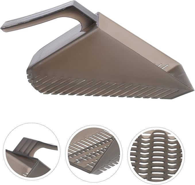 HANABASS Convenient Multi-Function Plastic Sand Shovel for Aquarium Cleaning Ergonomic Design for Tank Maintenance for Substrate and Sediment Removal