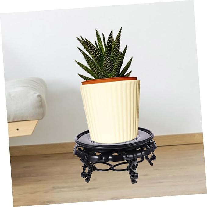 SUPVOX Resin Tray Pedestal Stand for Vase Aquarium Flower Pot Statue Decorative for Home Decoration and Display Ornaments