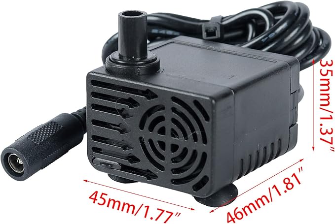 Ultra-quiet Mini Brushless For Water Pump 9-12V 4-5W 500L/H Lift 150-200cm Submersible Fountain Aquarium Circulating Mini Small Solar Submersible Water Pump For Aquariums Fountain 12v Quiet
