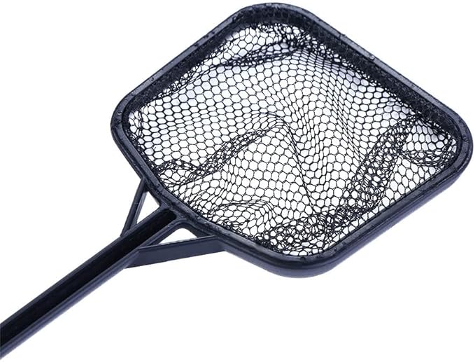 Generic Aquarium Fish Net Lightweight Nylon Fish Tank Fishing Net Square Fish Tank Net Plastic Fish Tank Catching Cleaning Mesh Tool, AM17CD0BNKSUS