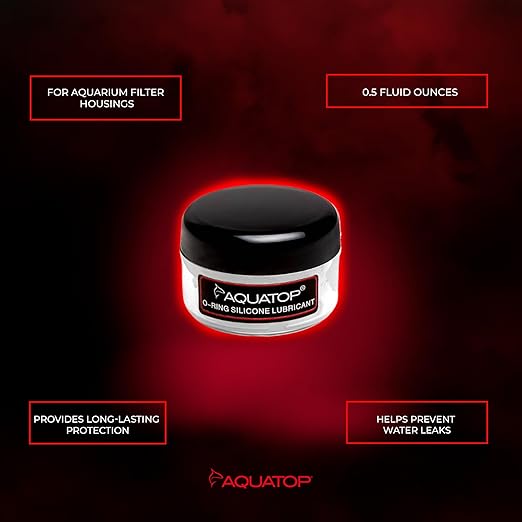 Aquatop O-Ring Silicone Lubricant – Essential for Filter Maintenance – Controls Leaks & Smooth Operation – Canister Filters & Aquarium Equipment