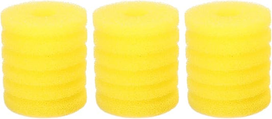 CDQL 3Pcs Aquarium Pre Filter Sponge, Shrimp Fry Fish Tank Filter, Replacement Foam Cover, Tank Cylindrical Filter Foam, Filter Accessories for Fish Tank