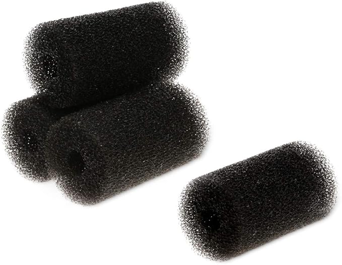 Senzeal 4PCS Pre-Filter Foam Sponge Roll Aquarium Filter Intake Cover for Aquarium Fish Tank(Small)