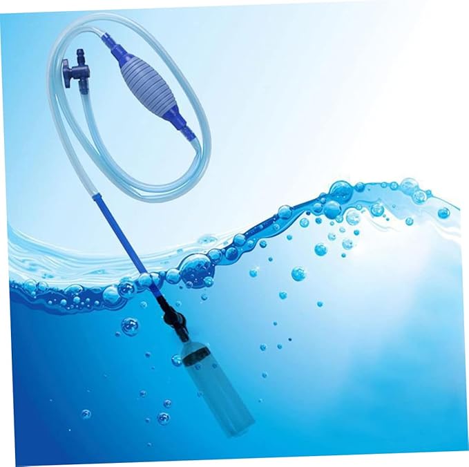 Water Changer Water Change Pump for Fish Aquarium Vacuum for Sand Fish Vacuum Aquarium Pump Fish Tank Gravel Aquarium Siphon Pump Fish Tank Cleaner Random Color