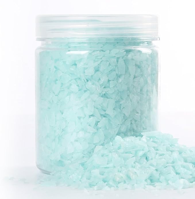 Shiny Stone Glow in The Dark Aquarium Neon Gravel Sand, Decorative Rocks for Fish Tank and Fairy Garden, Home Dec,305g/0.67lbs (3-5mm, Aqua)