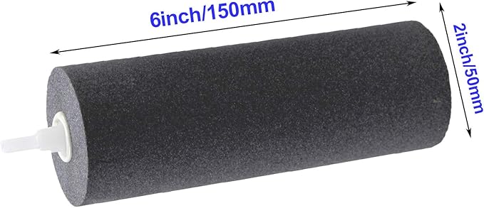 AQUANEAT Aquarium Air Stones 6x2 inch 10 pcs, Large Airstone, Aerator Bubble Diffuser, Air Pump Accessories Air Stones for Aquariums, Hydroponic, Ponds and Fish Tanks