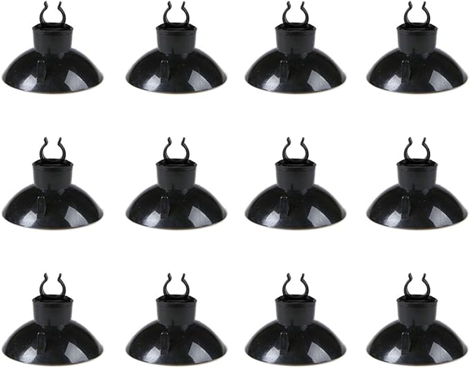 JIH Aquarium 50 Feet Standard 3/16" Black Flexible Airline Tubing with Black Plastic Connectors for Fish Tank,Terrariums, and Hydroponics