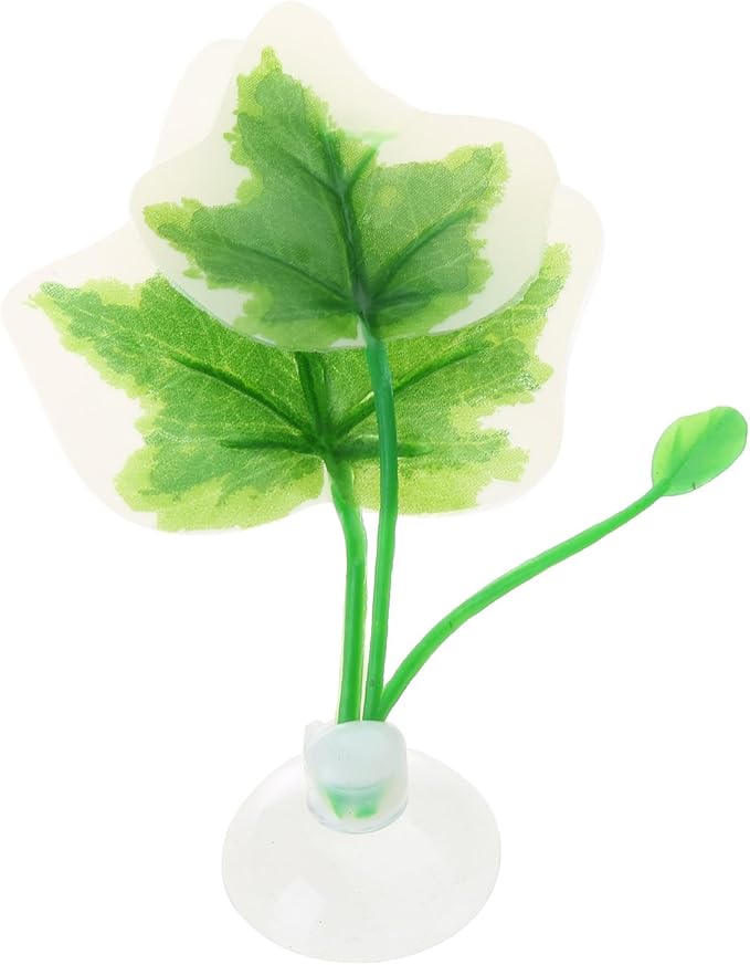 Betta Fish Leaf Pad Double Leaf Hammock Resting Bed Safe Natural Environment BettaFish Spawning Pad Aquariums Decoration Aquariums Decoration for Betta Fish