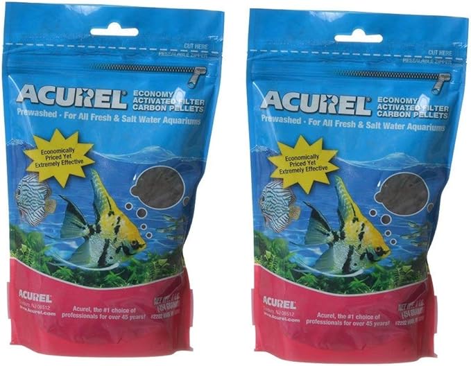 Acurel LLC Economy Activated Filter Carbon Pellets, 6-Pounds (2 Packages, 3 Pounds each)