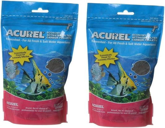 Acurel LLC Economy Activated Filter Carbon Pellets, 6-Pounds (2 Packages, 3 Pounds each)