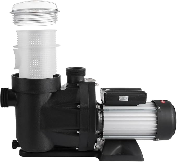 1pcs Swimming Pool Pump with Sand Filter High Flow 1.5HP-2.5HP Water Pump 1850W Tub Aquarium Pump for In/Above Ground Pool(110-230V 2HP)